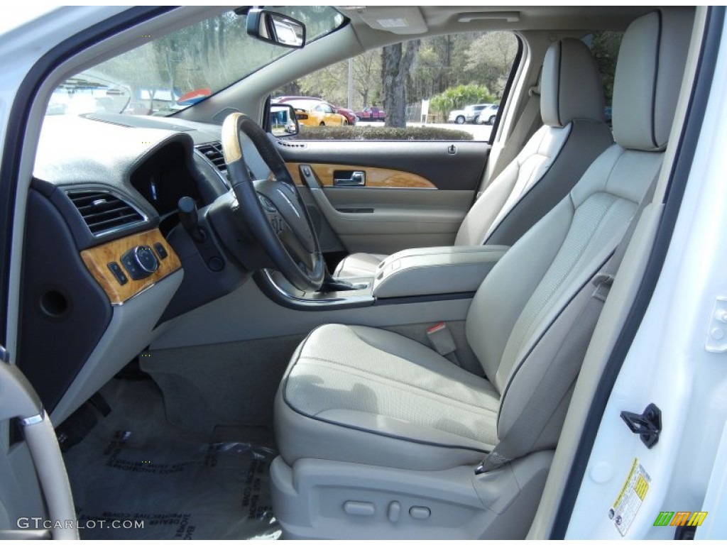 Medium Light Stone Interior 2011 Lincoln MKX AWD Photo #77580192