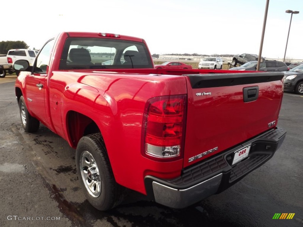 2013 Sierra 1500 Regular Cab - Fire Red / Dark Titanium photo #7