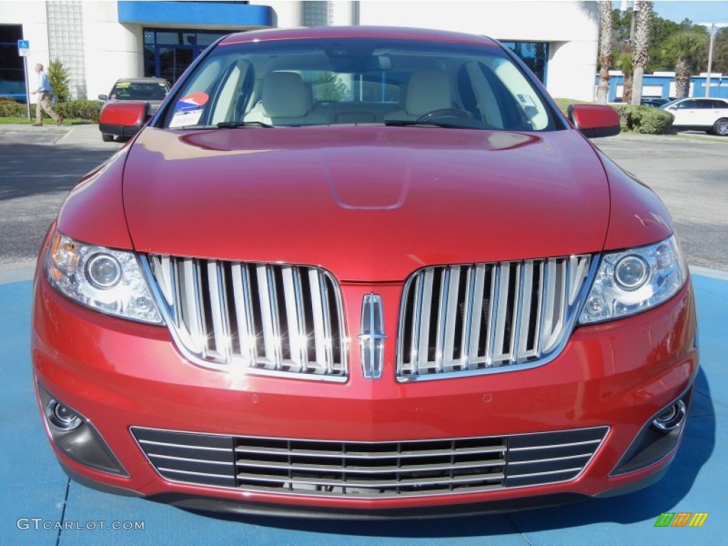 Red Candy Metallic Tinted 2011 Lincoln MKS FWD Exterior Photo #77580811