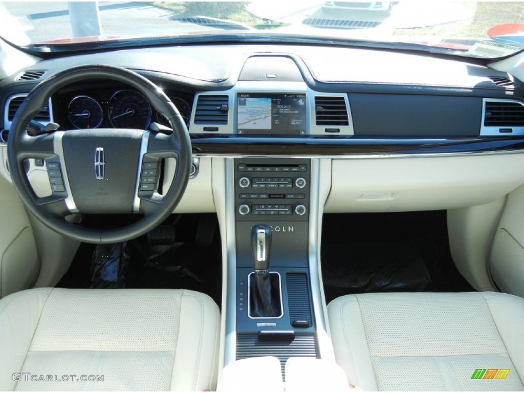 2011 Lincoln MKS FWD Cashmere Dashboard Photo #77581062