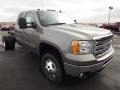 Steel Gray Metallic - Sierra 3500HD SLT Extended Cab 4x4 Chassis Photo No. 3