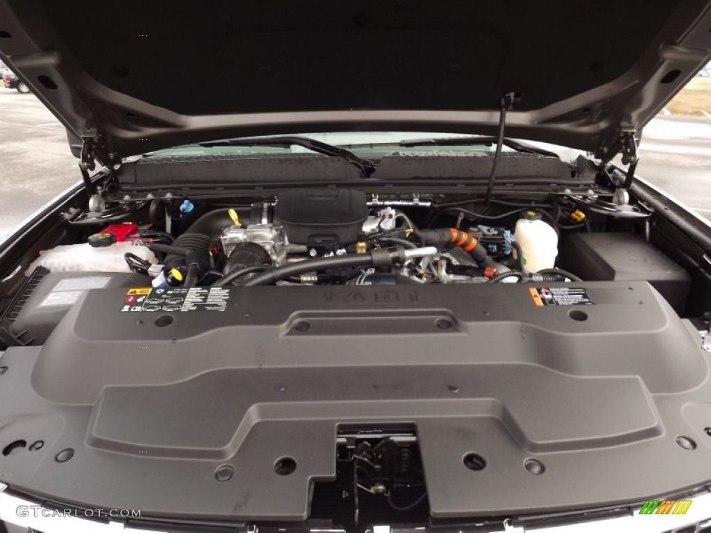 2013 GMC Sierra 3500HD SLT Extended Cab 4x4 Chassis 6.0 Liter Flex-Fuel OHV 16-Valve VVT Vortec V8 Engine Photo #77581530