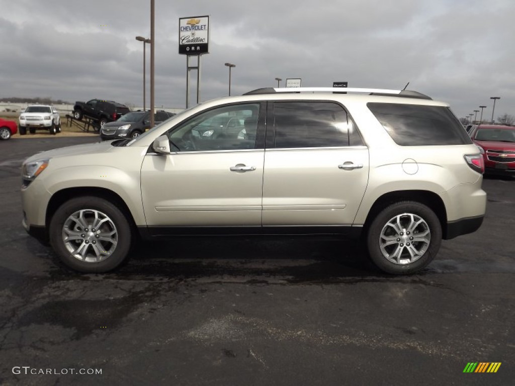 2013 Acadia SLT - Champagne Silver Metallic / Cocoa Dune photo #8