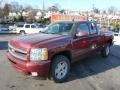 2013 Deep Ruby Metallic Chevrolet Silverado 1500 LT Extended Cab 4x4  photo #6