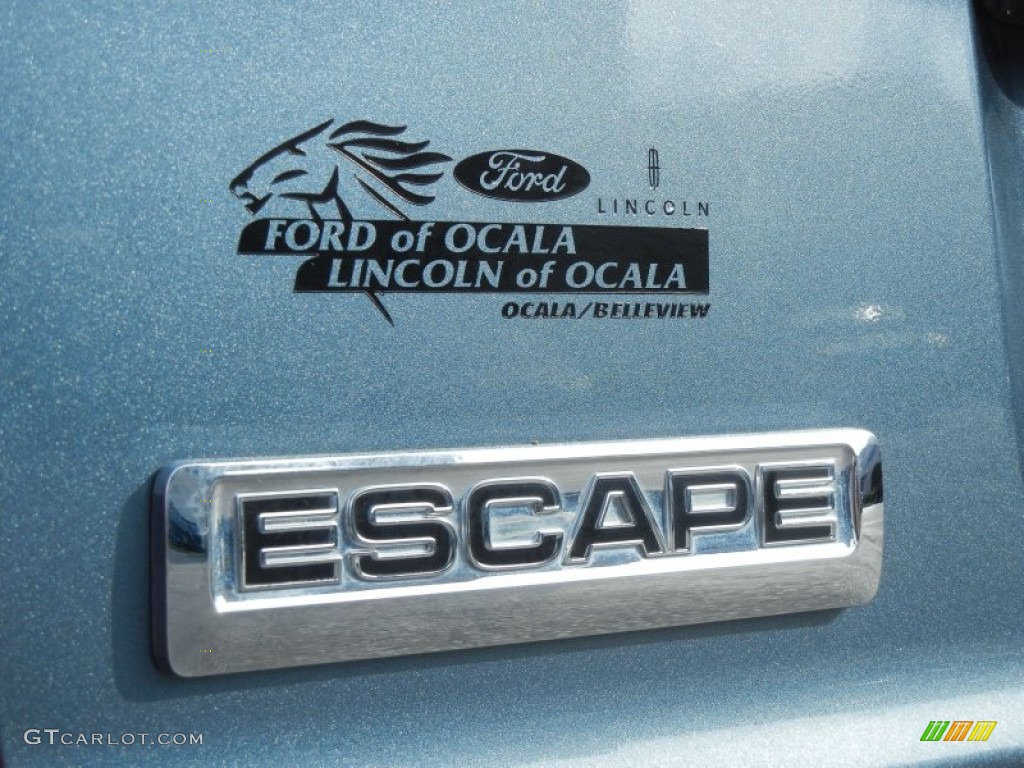 2010 Escape XLS - Steel Blue Metallic / Stone photo #9