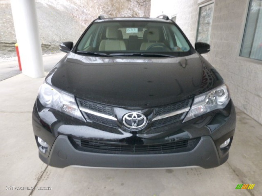 2013 RAV4 XLE AWD - Black / Beige photo #5