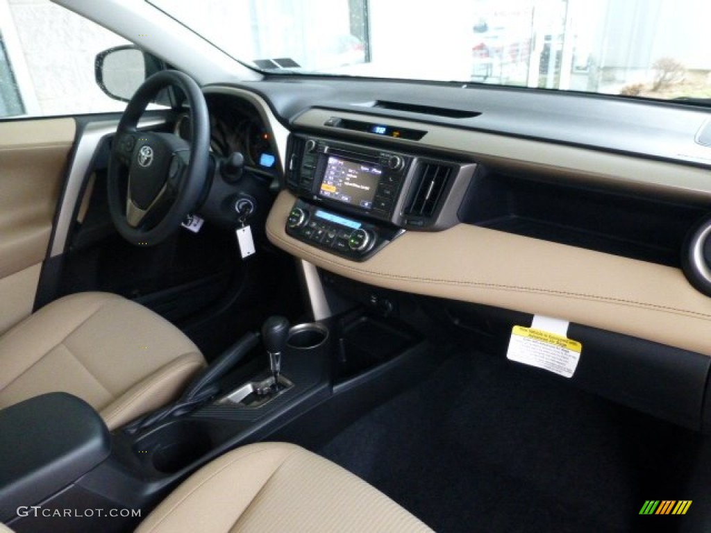 2013 RAV4 XLE AWD - Black / Beige photo #9