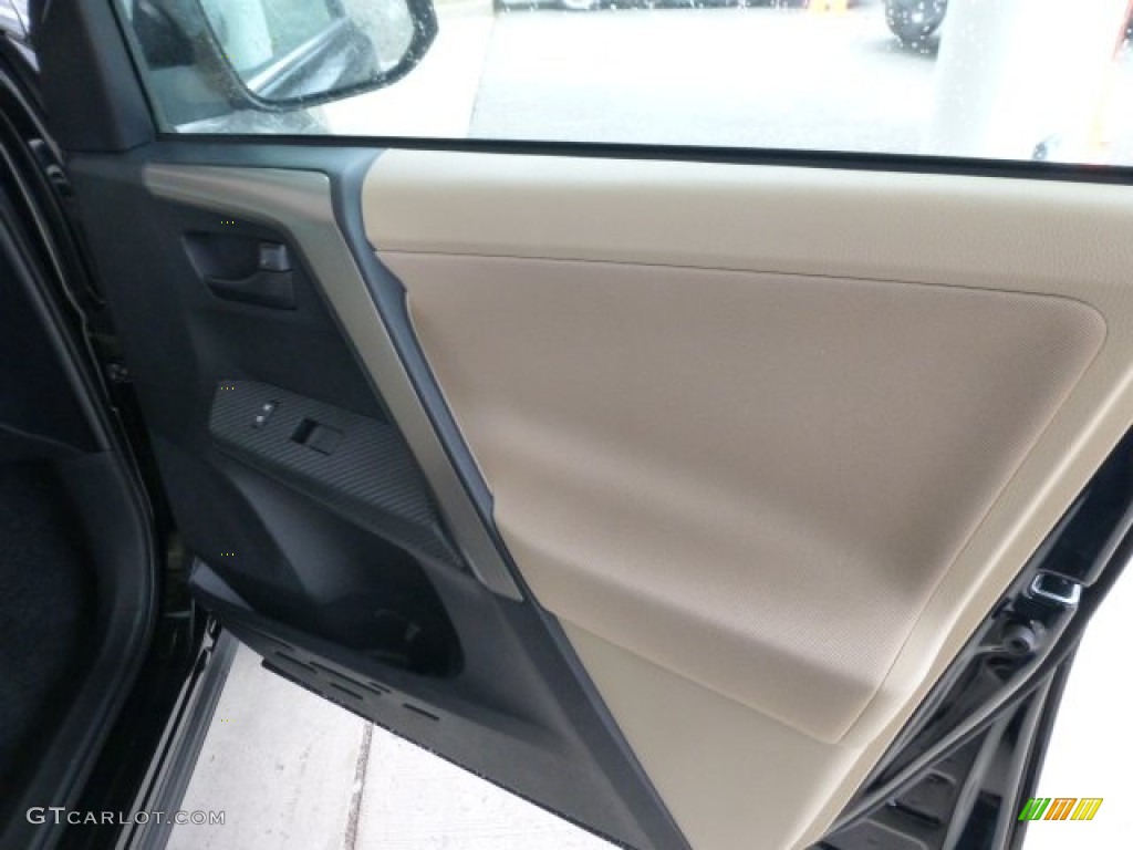2013 RAV4 XLE AWD - Black / Beige photo #10