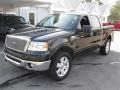 2008 Black Ford F150 Lariat SuperCrew 4x4  photo #3