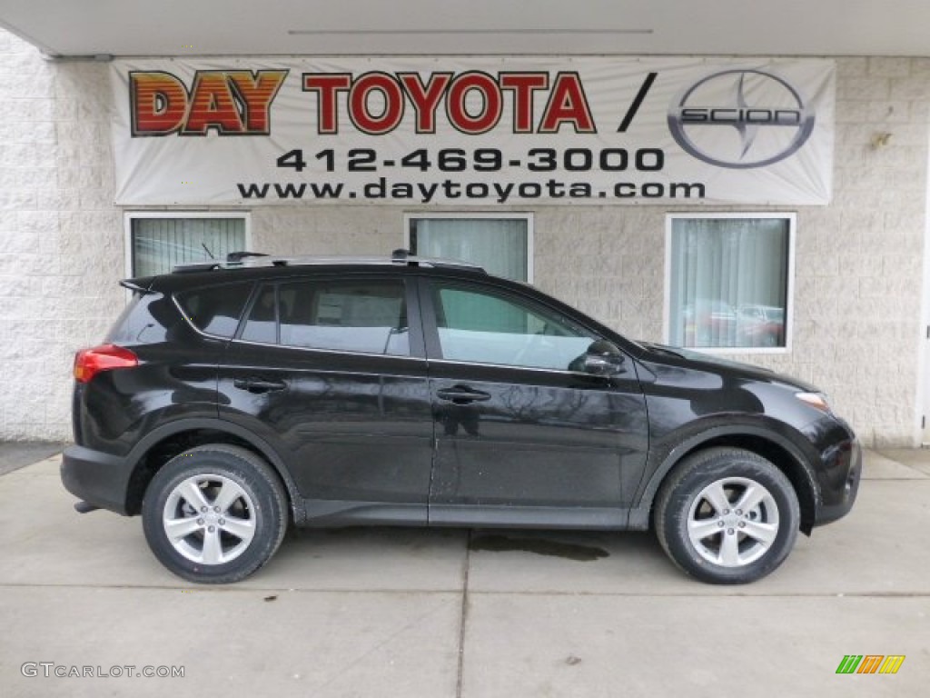 2013 RAV4 XLE AWD - Black / Ash photo #1