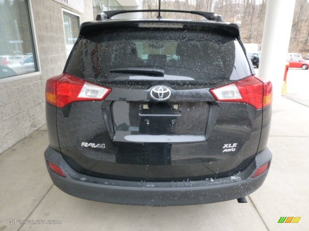 2013 RAV4 XLE AWD - Black / Ash photo #3