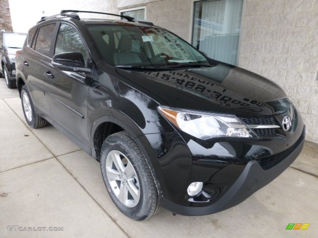2013 RAV4 XLE AWD - Black / Ash photo #7