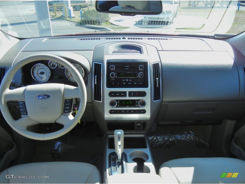 2010 Ford Edge SEL Medium Light Stone Dashboard Photo #77583603