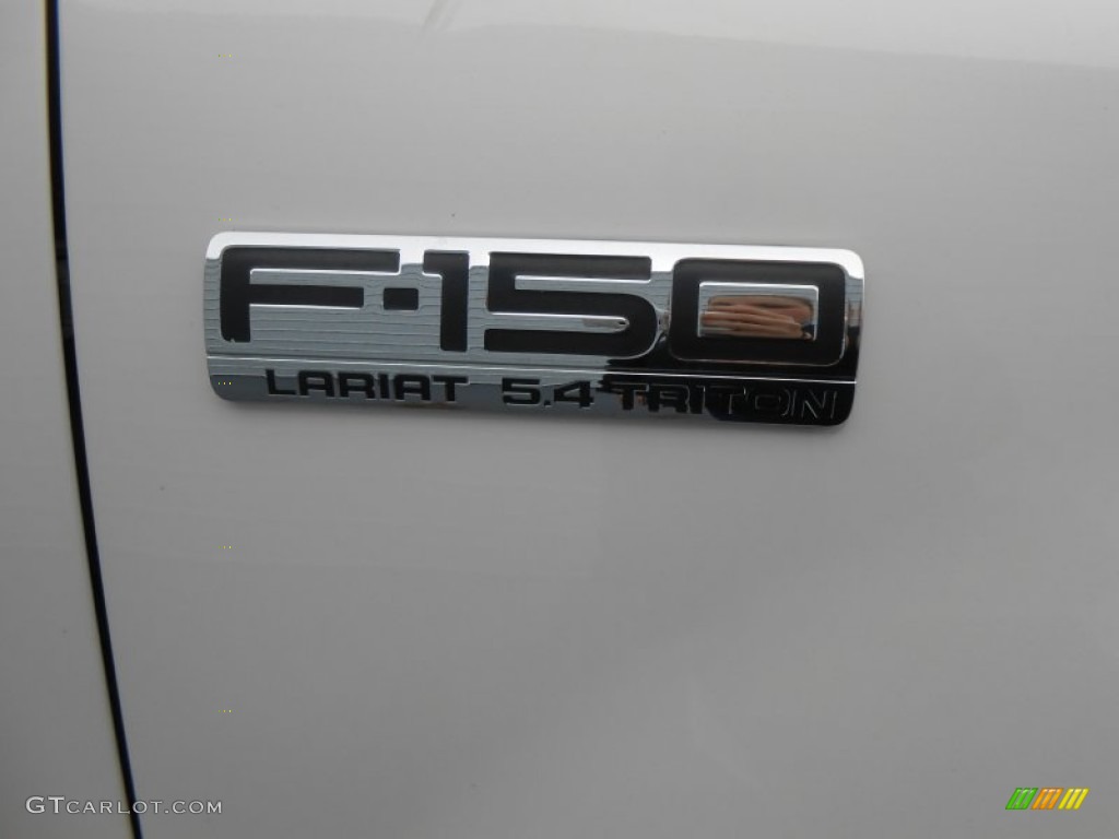 2007 F150 Lariat SuperCrew 4x4 - Oxford White / Black photo #15