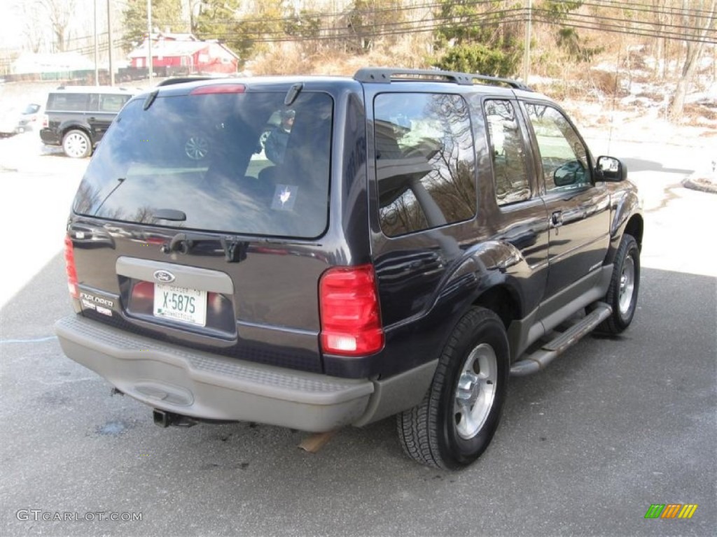 2001 Explorer Sport 4x4 - Deep Wedgewood Blue Metallic / Dark Graphite photo #7