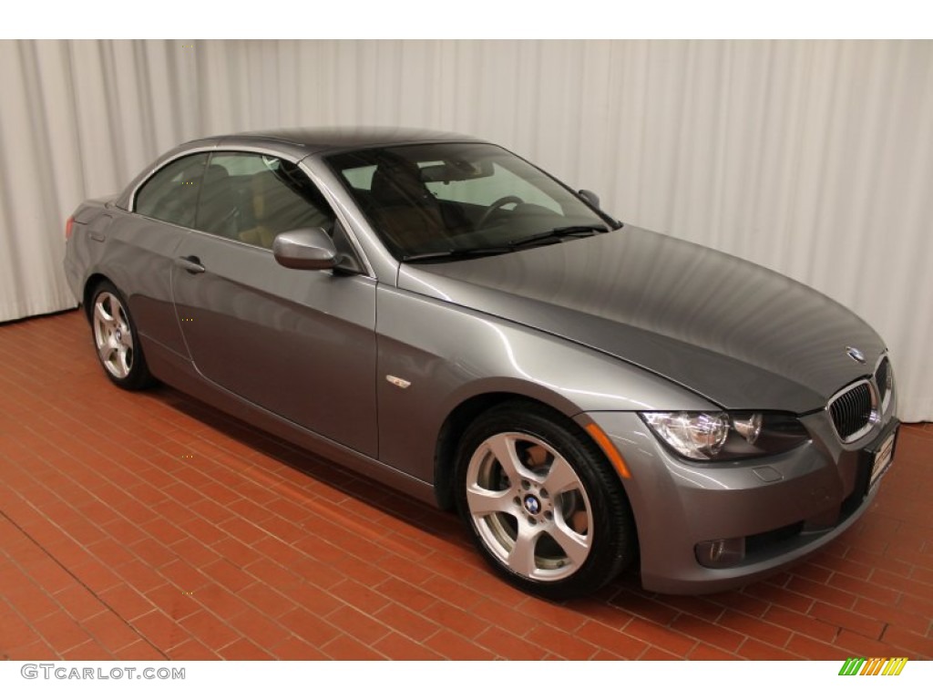 2010 3 Series 328i Convertible - Space Gray Metallic / Saddle Brown Dakota Leather photo #2