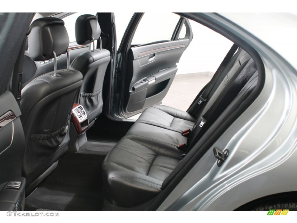 Black Interior 2007 Mercedes-Benz S 550 4Matic Sedan Photo #77584728