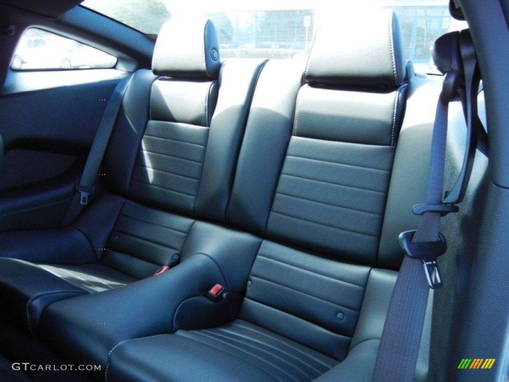 Charcoal Black Interior 2013 Ford Mustang V6 Premium Coupe Photo #77584915