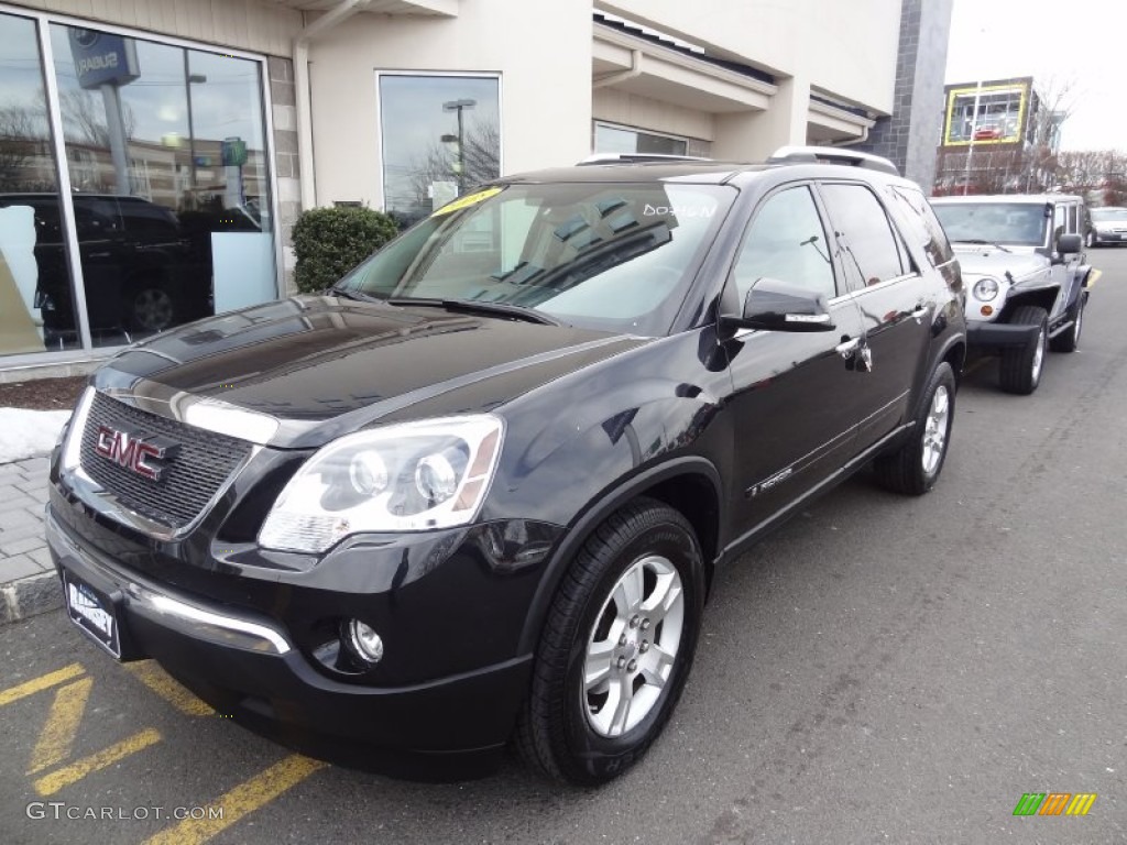 Carbon Black Metallic 2008 GMC Acadia SLT AWD Exterior Photo #77584980