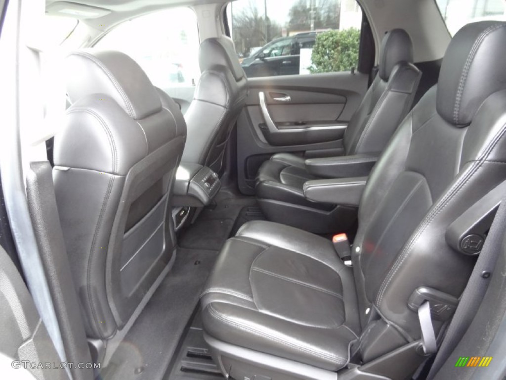 Ebony Interior 2008 GMC Acadia SLT AWD Photo #77585295