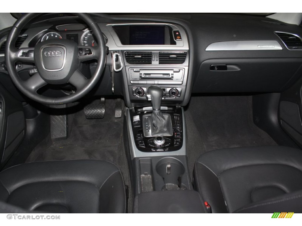 2011 Audi A4 2.0T quattro Sedan Black Dashboard Photo #77585999