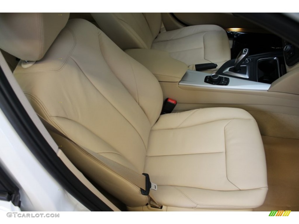 2013 3 Series 328i xDrive Sedan - Alpine White / Venetian Beige photo #10