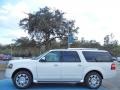 2013 White Platinum Tri-Coat Ford Expedition EL Limited  photo #2