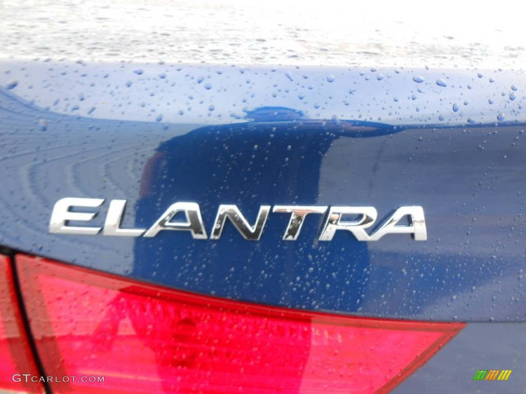 2013 Elantra GLS - Atlantic Blue / Gray photo #6