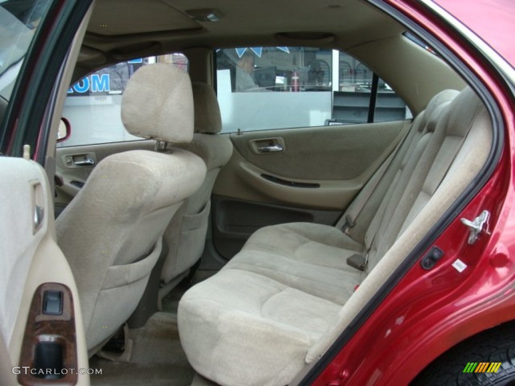2002 Accord SE Sedan - Firepepper Red Pearl / Ivory photo #13