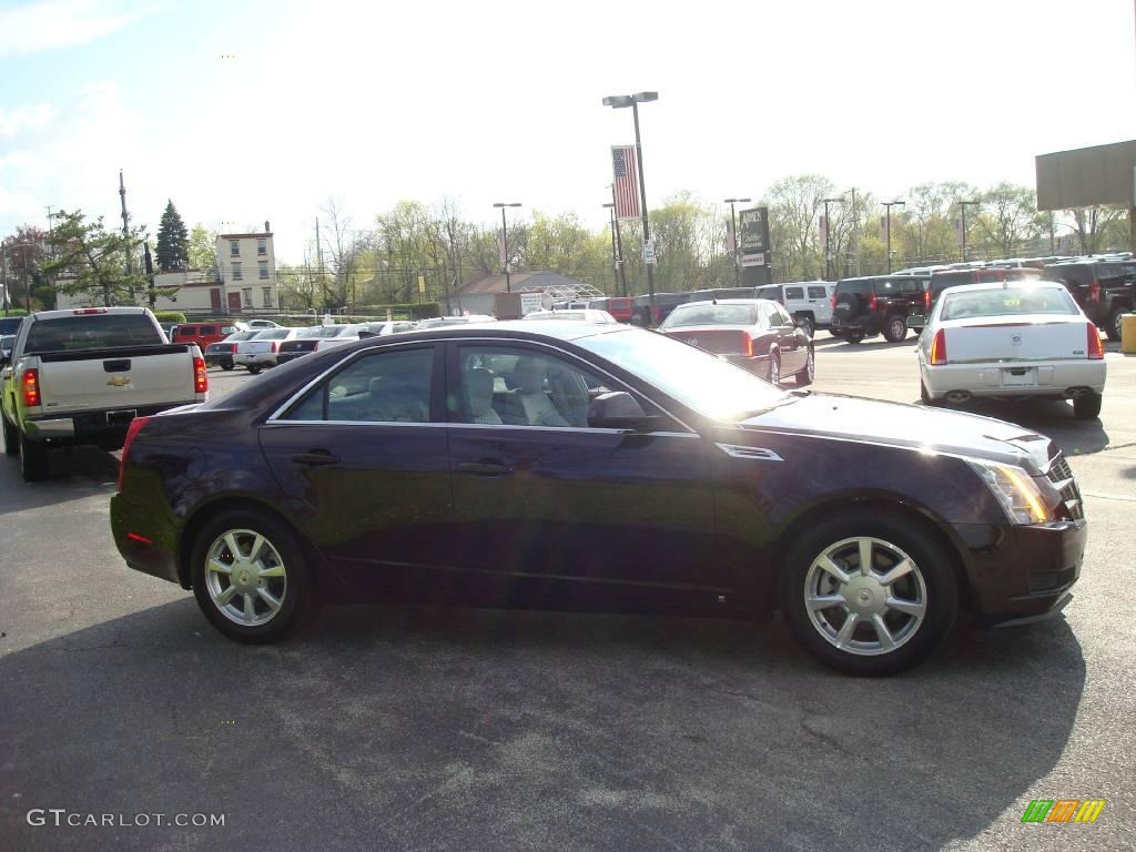 2009 CTS Sedan - Black Cherry / Light Titanium/Ebony photo #5