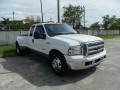Oxford White - F350 Super Duty XLT SuperCab Dually Photo No. 3