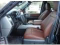 King Ranch Charcoal Black/Chaparral Leather Front Seat Photo for 2013 Ford Expedition #77587239