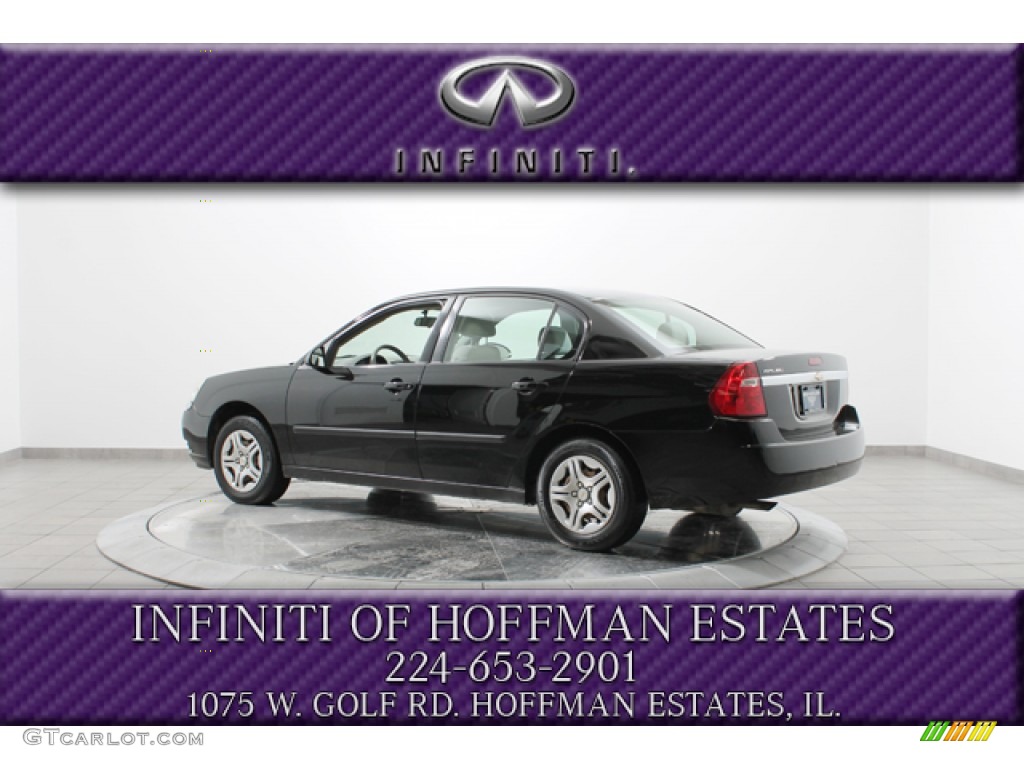 2005 Malibu Sedan - Black / Gray photo #5