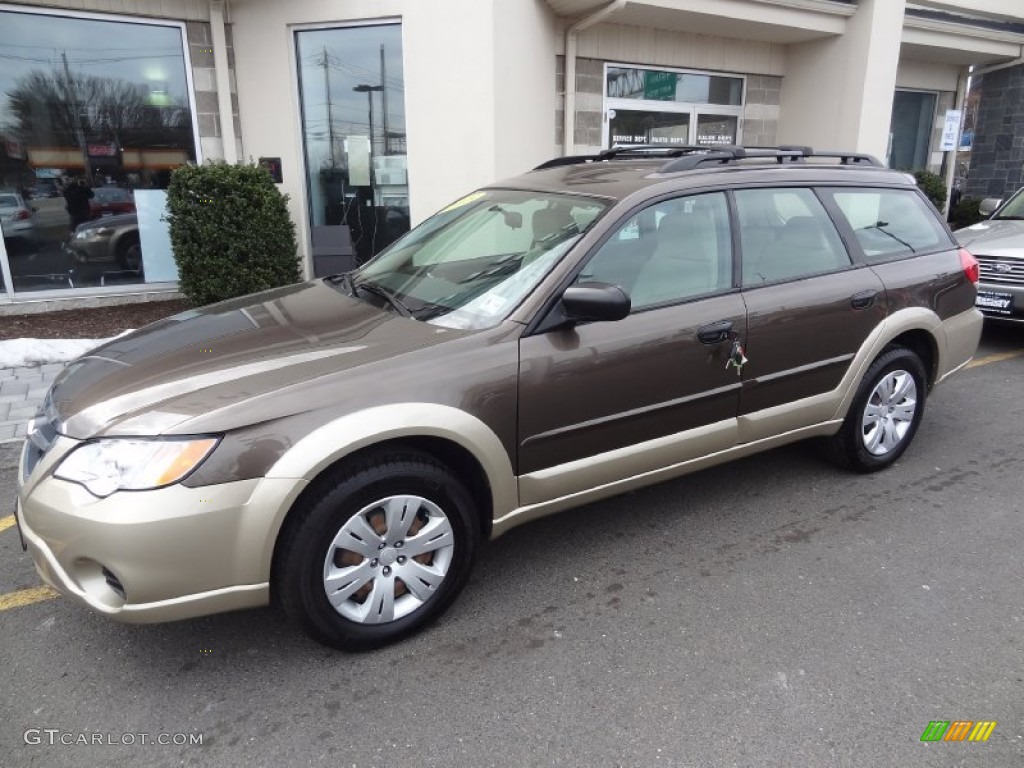 Deep Bronze Metallic 2008 Subaru Outback 2.5i Wagon Exterior Photo #77587701