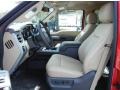2013 Ford F250 Super Duty Lariat Crew Cab 4x4 Front Seat