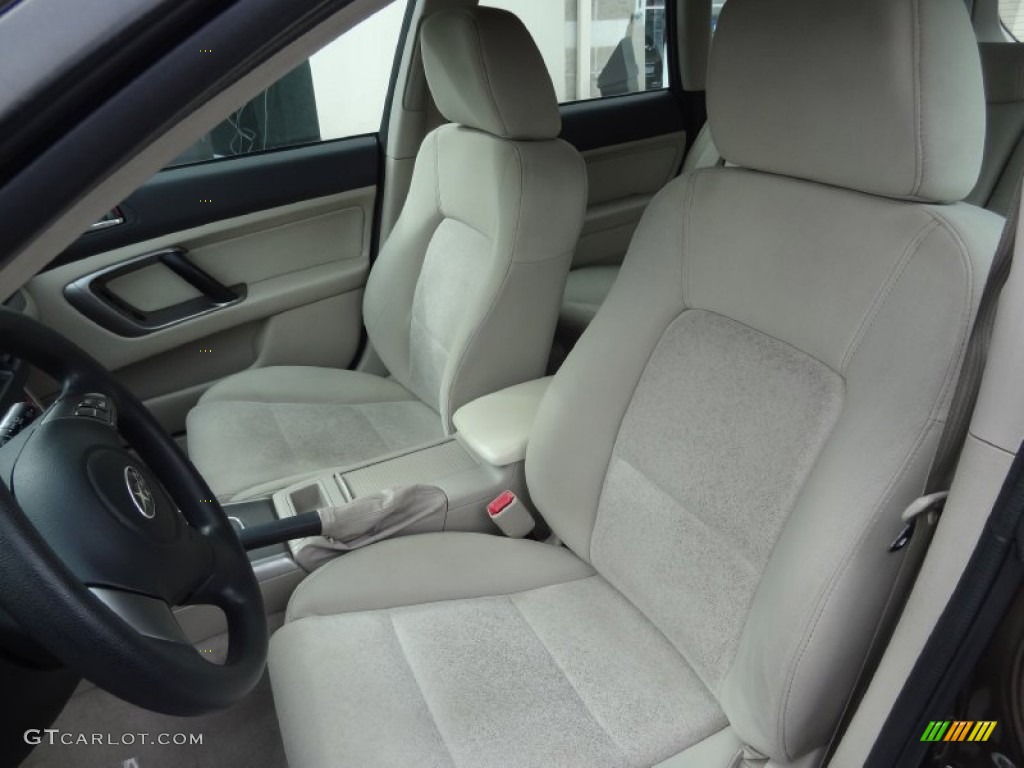 Warm Ivory Interior 2008 Subaru Outback 2.5i Wagon Photo #77588010