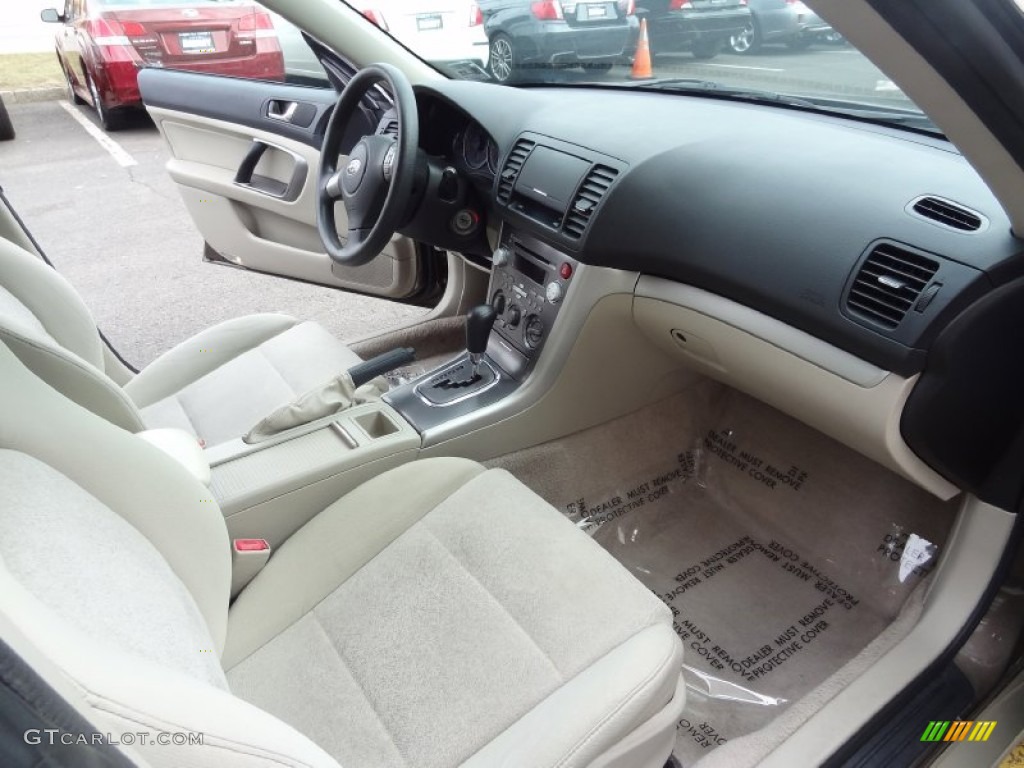 Warm Ivory Interior 2008 Subaru Outback 2.5i Wagon Photo #77588220