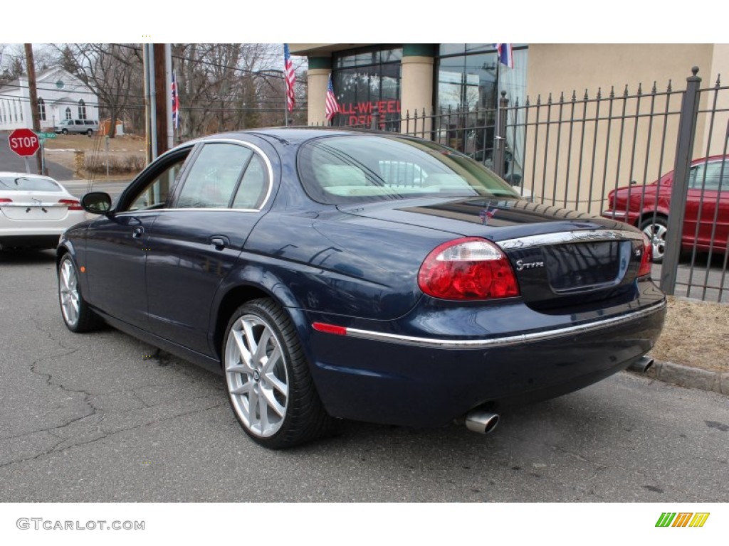 Indigo Blue Metallic 2006 Jaguar S-Type 3.0 Exterior Photo #77588583