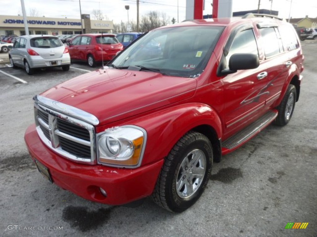 Flame Red 2005 Dodge Durango Limited 4x4 Exterior Photo #77589075