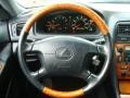 2001 Lexus ES Black Interior Steering Wheel Photo