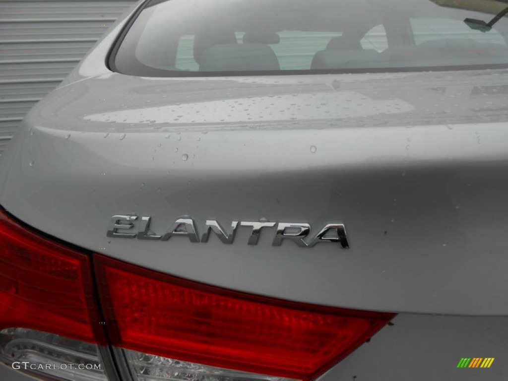 2013 Elantra Limited - Shimmering Air Silver / Gray photo #6