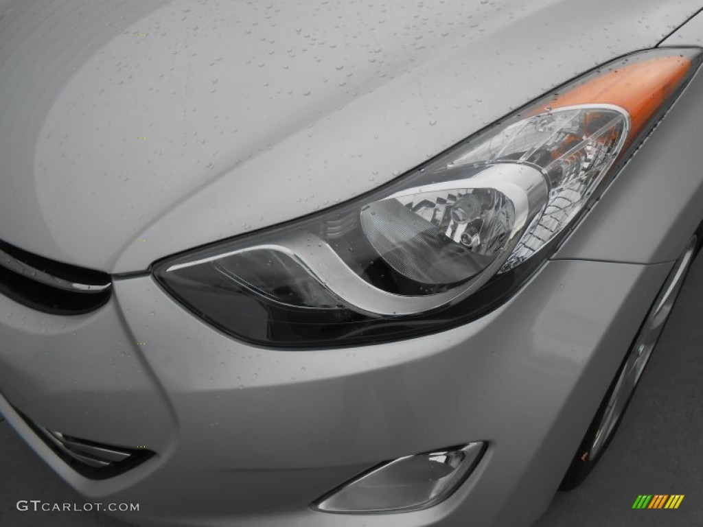 2013 Elantra Limited - Shimmering Air Silver / Gray photo #11