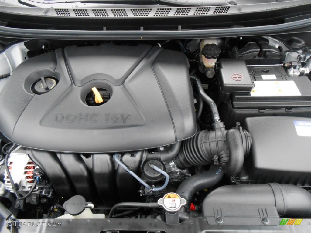 2013 Elantra Limited - Shimmering Air Silver / Gray photo #17