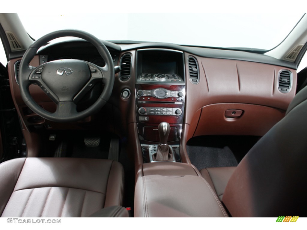 2012 Infiniti EX 35 Journey AWD Chestnut Dashboard Photo #77589660