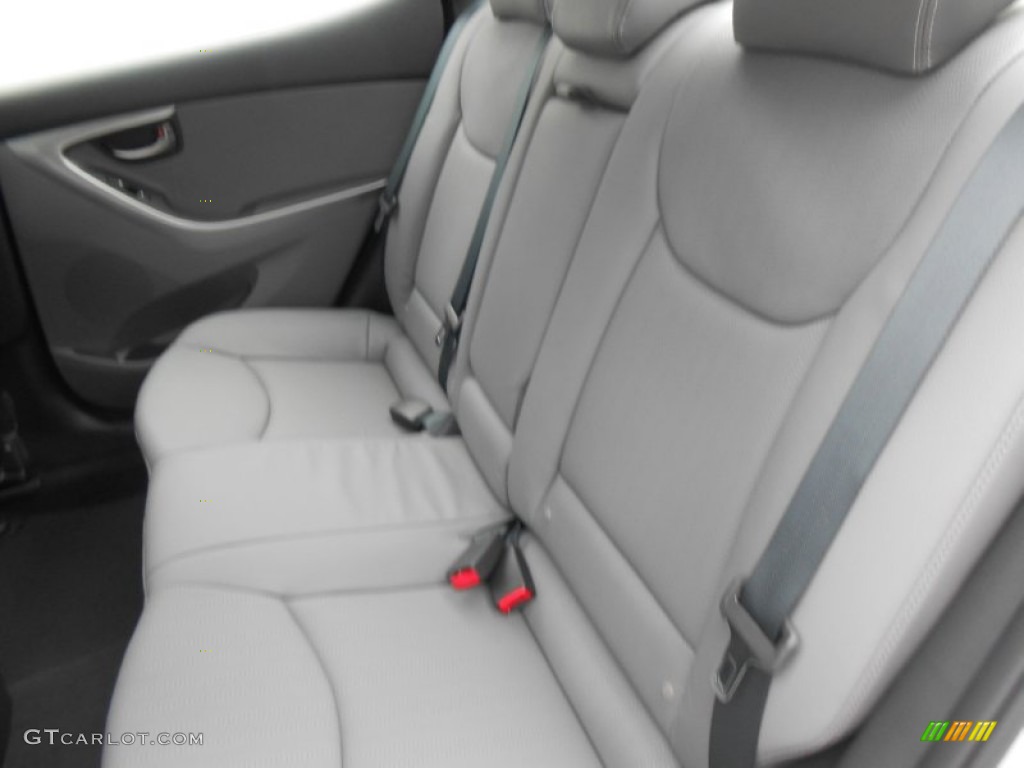 2013 Elantra Limited - Shimmering Air Silver / Gray photo #21