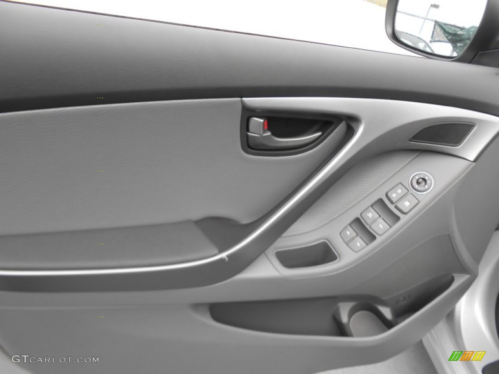 2013 Elantra Limited - Shimmering Air Silver / Gray photo #22