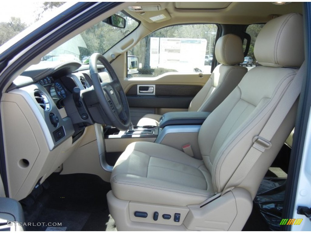 Adobe Interior 2013 Ford F150 Lariat SuperCrew 4x4 Photo #77589738
