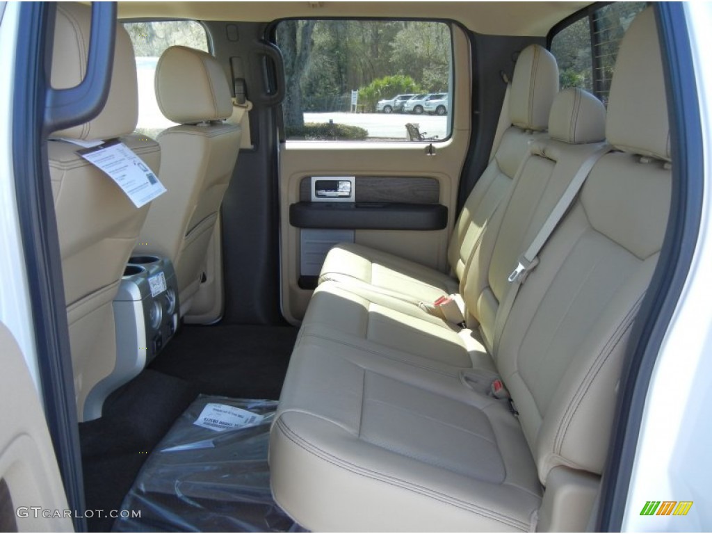 2013 Ford F150 Lariat SuperCrew 4x4 Rear Seat Photo #77589761