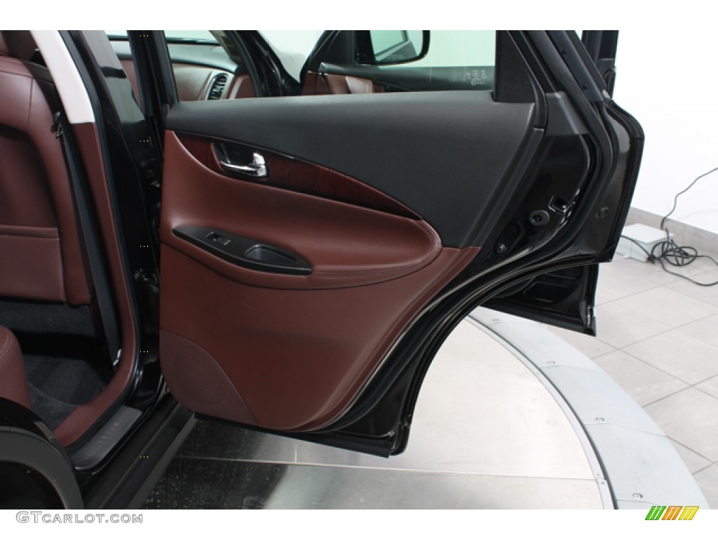 2012 Infiniti EX 35 Journey AWD Chestnut Door Panel Photo #77589948