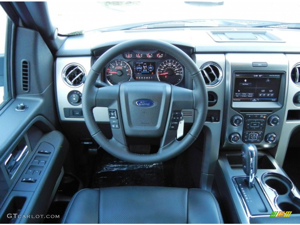 2013 Ford F150 FX2 SuperCrew Black Dashboard Photo #77590152
